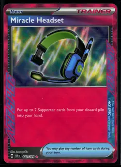 Miracle Headset 183/191 Surging Sparks ACE SPEC Rare Pokemon - Image 1