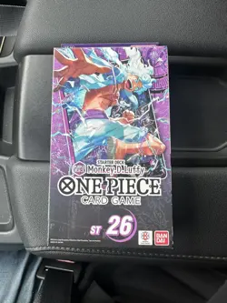 One Piece Card Game Monkey D. Luffy ST 26 Starter Deck Purple Black QTY : 4 - Image 2
