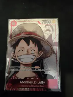 Monkey.D.Luffy (Alternate Art) P-001 25th Anniversary One Piece sealed - Image 1