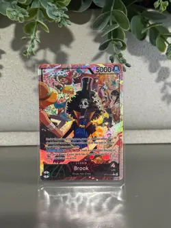 OP15-022 Brook Alt Art Leader Adventure on Kami’s Island One Piece TCG English - Image 1