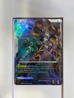 [ALT] GD04-065 Unicorn Gundam 02 Banshee Norn (Destroy Mode) LR+ TCG Card Game - Image 1