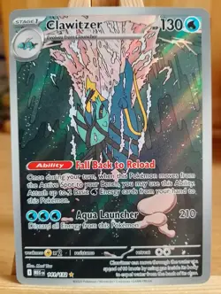 Pokemon TCG Clawitzer Card 141/132 Mega Evolutions Near Mint Condition - Image 1