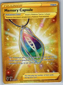 Memory Capsule (Secret) 202/185 SWSH04: Vivid Voltage - Pokemon Card - NM - Image 1