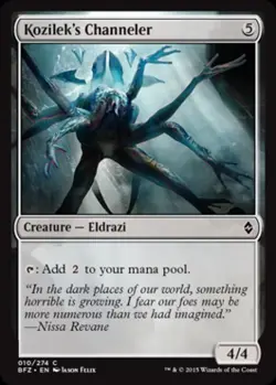 Kozilek's Channeler -Foil Medium Play MTG Battle for Zendikar - Image 1