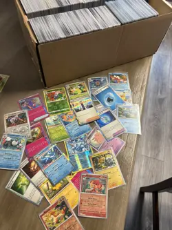 27LBS POKEMON BULK BOX LOT MODERN ERA 6,500+ CARDS MOST CARDS NM! - Image 1
