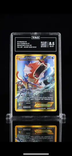Gyarados EX - 123/122 - Pokemon Breakpoint XY Secret Rare Card TAG 8.5 - Image 1
