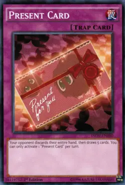YuGiOh Present Card [INOV-EN080] Common Lightly Played 1st Edition - Image 1