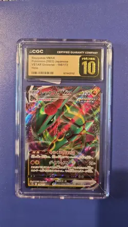 Pokemon TCG Rayquaza VMAX Japanese Edition Card 108/172 VSTAR Universe CGC 10 - Image 1