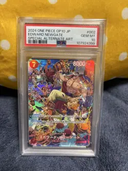 One Piece Card PSA10 Edward Newgate OP10 ST15-002 SP SR 2024 Japanese - Image 1