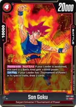 Wish For Shenron Release Event Cards Son Goku FB07-008 Uncommon - Image 1