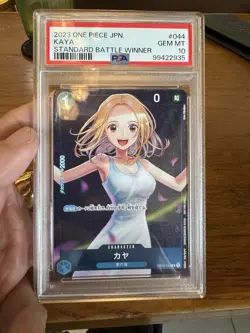PSA 10 Kaya OP03-044 One Piece Card Standard Battle Winner Promo Japanese Japan. - Image 1
