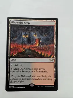 Blazemire Verge - DSK 0256 - NM - MTG Magic Land Rakdos - Image 1