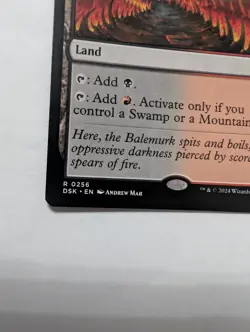 Blazemire Verge - DSK 0256 - NM - MTG Magic Land Rakdos - Image 5