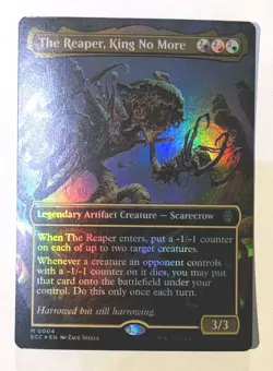 The Reaper, King No More (Borderless) Lorwyn Eclipsed Foil - MTG MYTHIC - Image 1