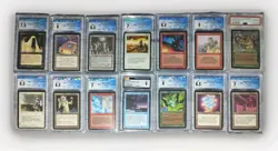 MTG The Dark CGC graded lot Of 14 ⭐ City of Shadows ⭐ Mana Vortex ⭐ - Image 1