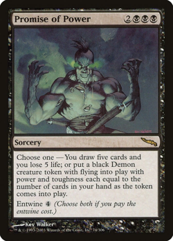 MTG Magic the Gathering Promise of Power Mirrodin (Near Mint) - Image 1