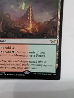Thornspire Verge Duskmourn: House of Horror Regular Gruul Mtg Magic Duo Land - Image 4