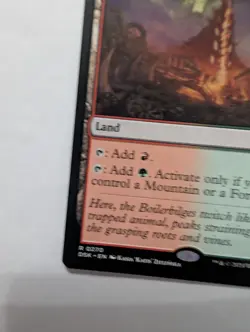 Thornspire Verge Duskmourn: House of Horror Regular Gruul Mtg Magic Duo Land - Image 5