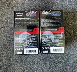 x2 Pokemon TCG Phantasmal Flames Sealed Half Booster Box (18 packs) Sealed - Image 2