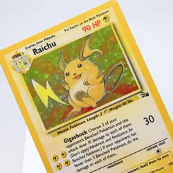 Pokemon TCG - Raichu 14/62 Fossil Holo Rare WOTC - EXC - Image 1