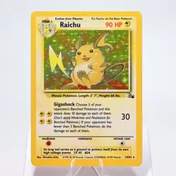 Pokemon TCG - Raichu 14/62 Fossil Holo Rare WOTC - EXC - Image 2