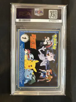 1999 Pokemon Burger King UnPerforated Charizard #6 - PSA 8 - Image 2