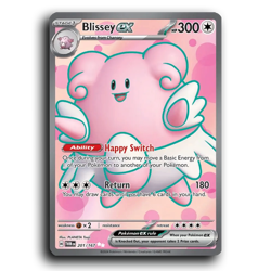 Blissey ex 201/167 Ultra Rare Twilight Masquerade Pokemon NM - Image 1