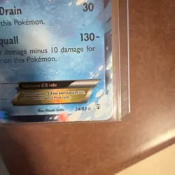 Pokemon Vaporeon EX Ultra Rare Holo Generations 24/83 (NEAR MINT) - Image 5