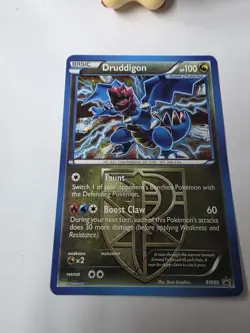 Pokemon TCG Druddigon BW80 Black Star Promo LP/ Excellent Condition - Image 2