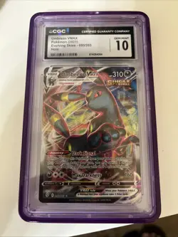2021 Pokemon Evolving Skies Umbreon VMAX 095/203 Holo CGC 10 GEM MINT - Image 1