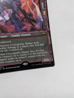 MTG Unstoppable Slasher 0312 Foil (Showcase) Duskmourn: House of Horror NM DSK - Image 3