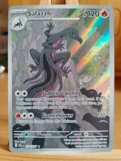 Pokemon Salazzle 224/217 Ascended Heroes Full Art Near Mint Mint Condition - Image 1