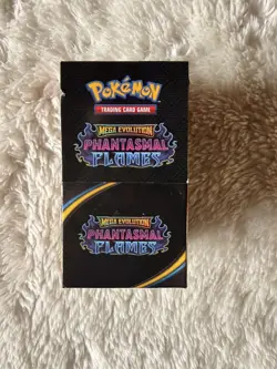 Pokemon TCG Phantasmal Flames Half Booster Box (18 Packs Sealed) Unsealed Box - Image 1
