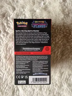 Pokemon TCG Phantasmal Flames Half Booster Box (18 Packs Sealed) Unsealed Box - Image 5