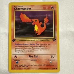 🔥 Charmander 50/82 – 1st Edition Team Rocket – Vintage Pokemon 1999 - NEAR MINT - Image 1