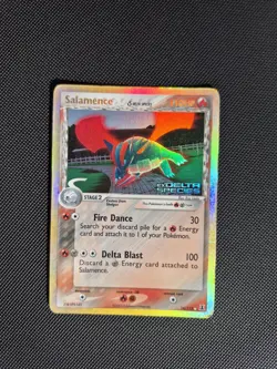 POKEMON SALAMENCE STAMPED EX DELTA SPECIES 14/113 ENG PL NO GOLD STAR CHARIZARD - Image 1