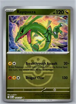 Rayquaza (Friend Ball) 153/217 Rare Ascended Heroes Pokemon Reverse Holo NM - Image 1