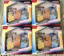 Pokemon TCG Prismatic Evolutions Poster Collection (4) Lot - Image 2