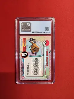 Tauros 128 Pokemon Topps Rainbow Foil CGC 5.5 - Image 2