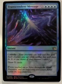 Transcendent Message March of the Machine Foil - MTG RARE - Image 1