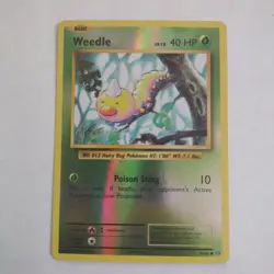 Weedle 5/108 Reverse Holo Common XY Evolutions Pokemon TCG LP - Image 1