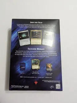 Commander 2019 FACELESS MENACE Theme Deck MTG MAGIC FACTORY SEALED *Startropic* - Image 2