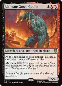 Ultimate Green Goblin - MtG Spider-Man - NM - PRESALE - Image 1