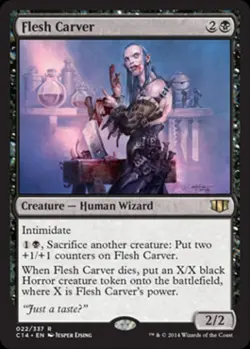Flesh Carver - Light Play MTG Commander 2014 Edition - Image 1