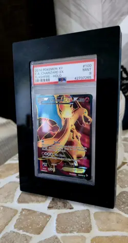 Charizard 100/106 EX Flashfire Full Art PSA 9 - Pokemon Card & Custom Frame - Image 3