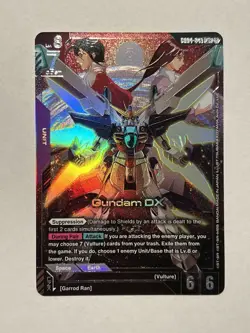Gundam Card Game Phantom Aria Gundam DX GD04-049 LR+ Alternate Alt Art - Image 1