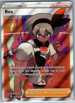 Bea (Full Art) 180/185 SWSH04: Vivid Voltage - Pokemon Card - NM - Image 1
