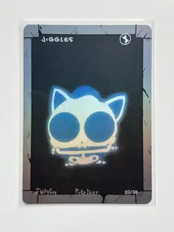 Pokederp Halloween - Jiggles (Jigglypuff) X-ray - Holo - Pokemon Parody card - Image 1