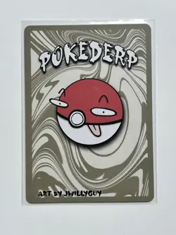 Pokederp Halloween - Jiggles (Jigglypuff) X-ray - Holo - Pokemon Parody card - Image 2