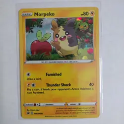 Morpeko SWSH: Sword & Shield Promo Cards #SWSH031 Holo - Same Day Shipping! - Image 1